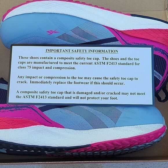 REEBOK protective toe OUTDOOR ADVENTURE DIABETIC WORK SNEAKERS 10.5 10 1/2 - Picture 10 of 12